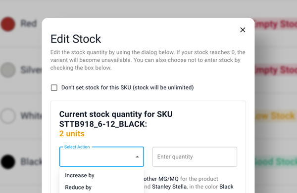 Stock man­age­ment