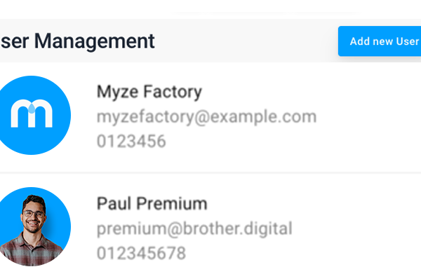 User man­age­ment